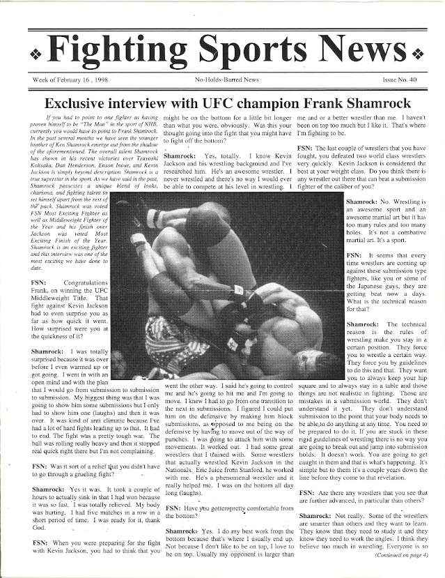 02/98 Fighting Sports News